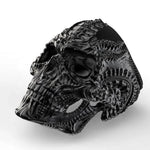 Bague Tête de Mort Alien (acier inoxydable) | Crâne Nation