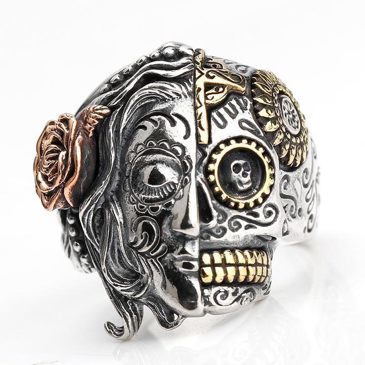 Bague Tête de Mort Calavera Argent