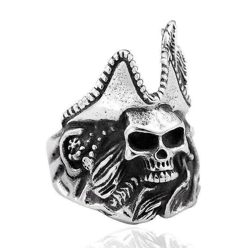 Bague Tête de Mort Davy Jones