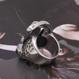 Bague Tête de Mort la Petite Faucheuse (acier) | Crâne Nation