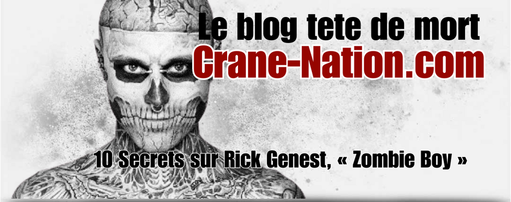 10 Secrets sur Rick Genest, « Zombie Boy »