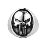 Bague Tête de Mort Logo Punisher