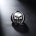 Bague Tête de Mort Logo Punisher