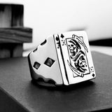 Bague Poker Faucheuse | Crâne Nation