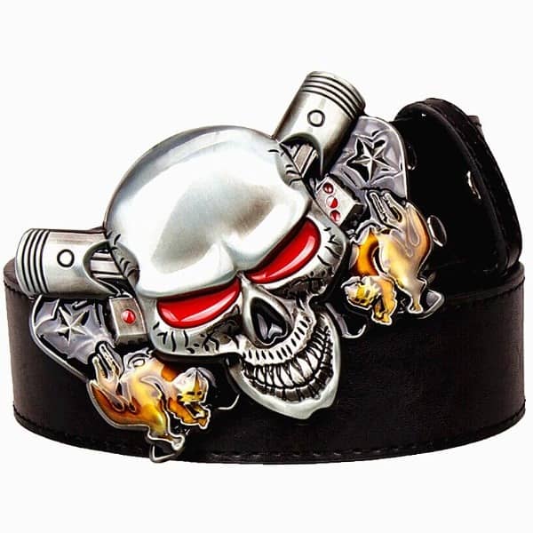 Boucle de ceinture - Pirate - Tête de mort - Noir - Adulte - Bowling - Métal/Alliage Boucle de ceinture - Pirate - Tête de mort - Noir - Adulte - Bowling - Métal/Alliage