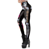 Legging Squelette Robot | Crâne Nation