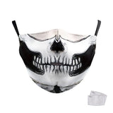 Masque de Protection Skull Blanc | Crâne Nation