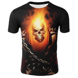 T-shirt Biker Ghost Rider | Crâne Nation