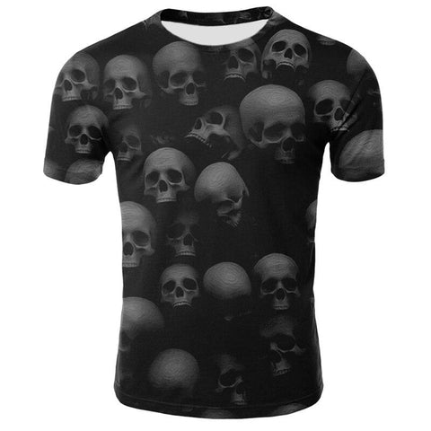 T-shirt Tête de Mort Cimetière | Crâne Nation