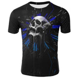 T-shirt Tête de Mort 3D | Crâne Nation