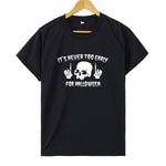 T-shirt Tête de Mort Halloween Femme | Crâne Nation