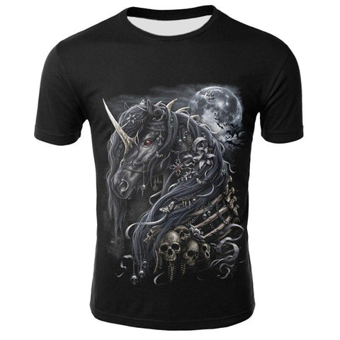 T-shirt Licorne Death Metal | Crâne Nation