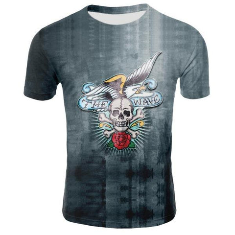 Tee Shirt Logo Tête de Mort | Crâne Nation